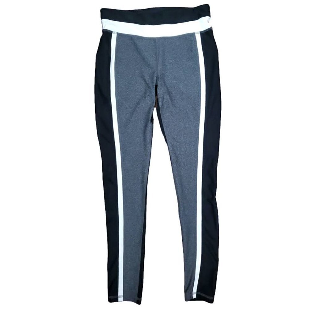 🚨112 Xersion Fitted High Waist Stretch Black Gray White leggings